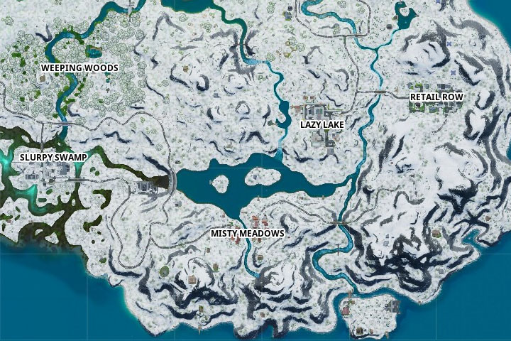 Fortnite : Map neige pour Noël 2019, la nouvelle carte